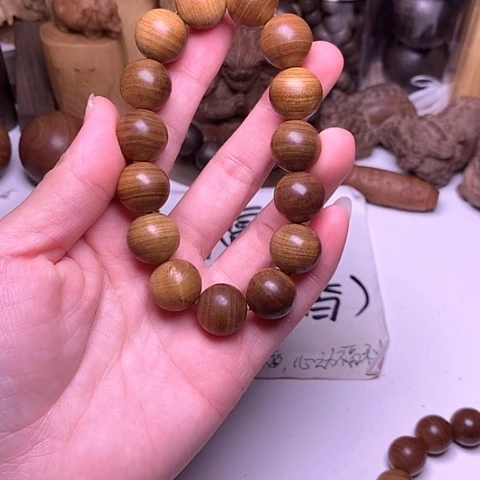 檀香木手串/手链檀香黑肉1,5/15横纹满纹沉