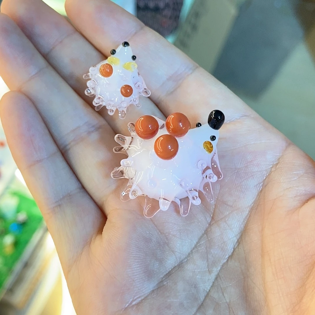 琉璃手工艺品夏**子刺猬