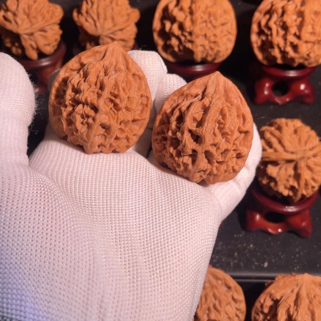 文玩核桃把件39官帽