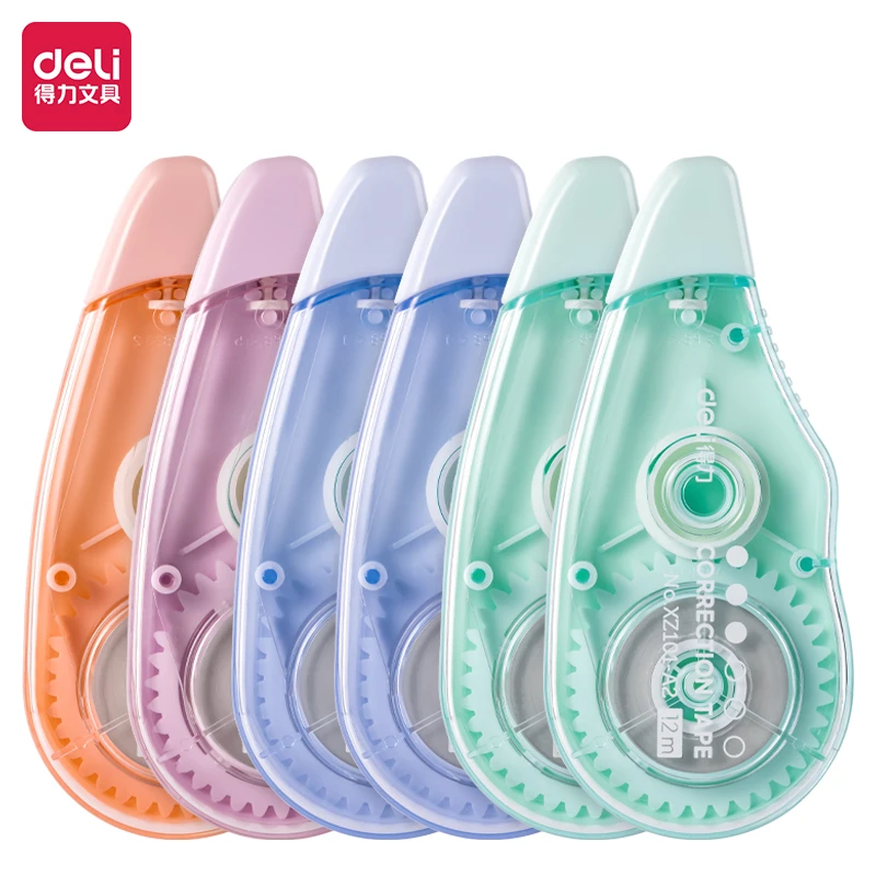 得力XZ101-A2修正带套装_5mm*12m膜带(混)(套)