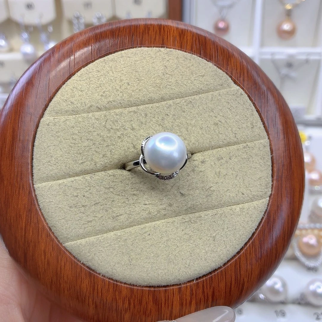 淡水珍珠合金戒指F