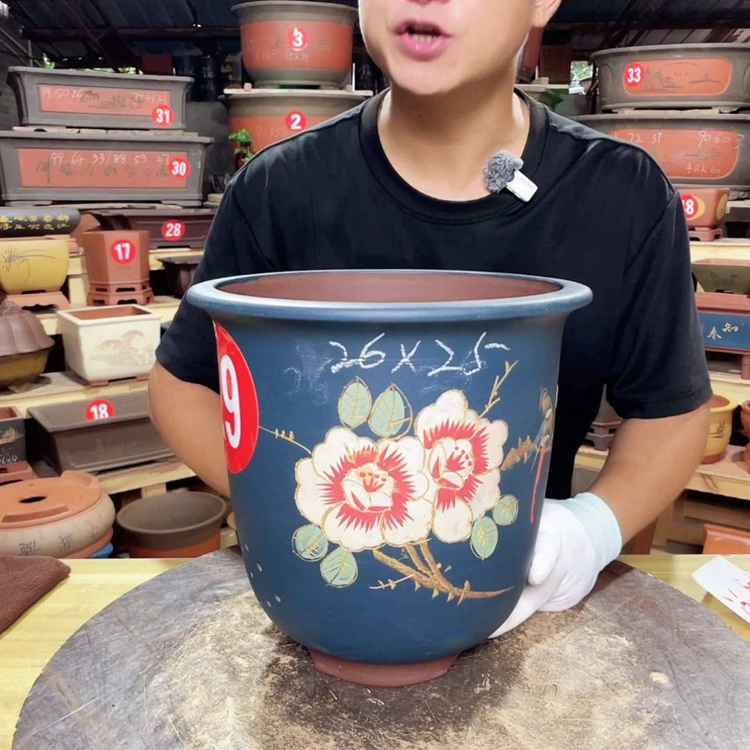 精品紫砂花盆工厂直销