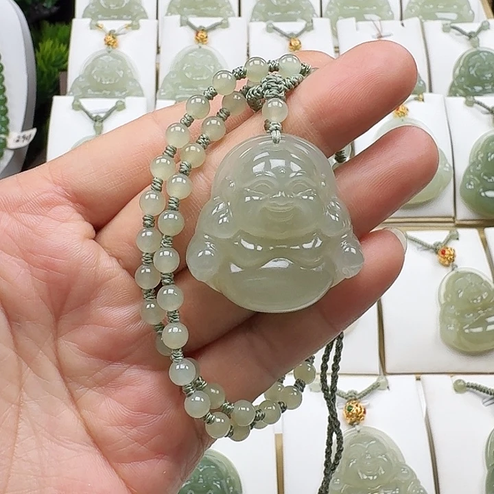 河***敏和田玉（糖玉）未镶嵌颈饰