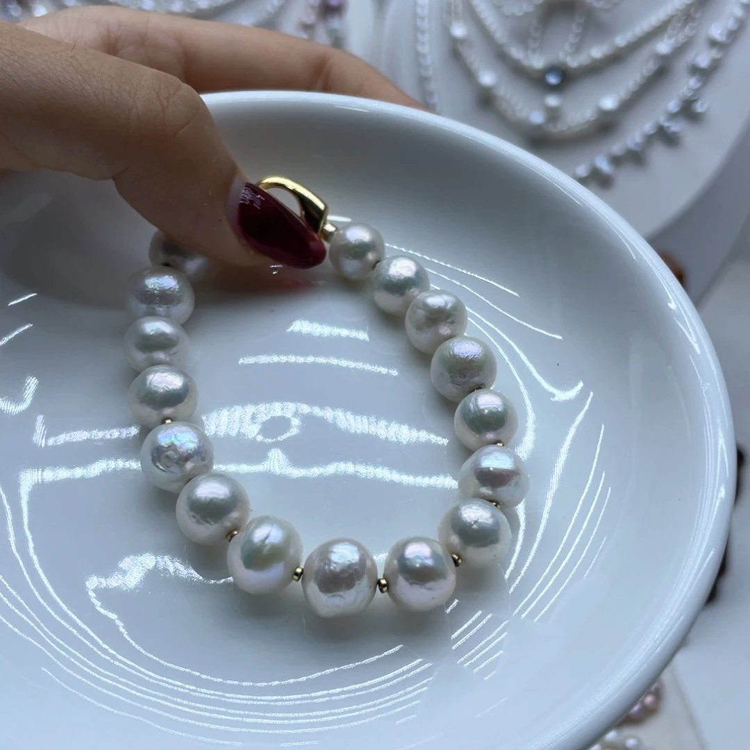 淡水珍珠手绳合金