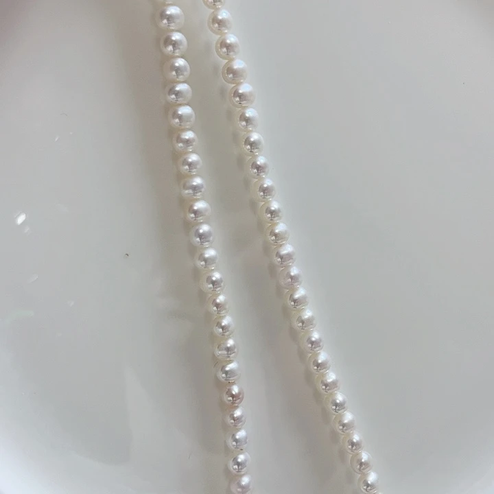 未镶嵌5.5左右冷白清货秒淡水珍珠