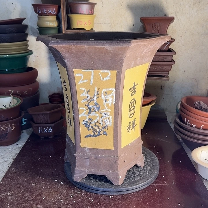 宜兴市紫砂花盆手工制作