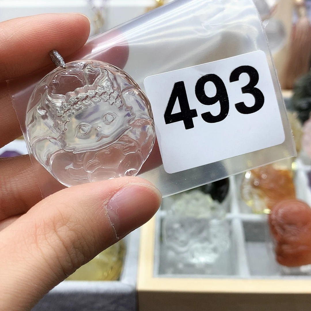 水晶颈饰未镶嵌挂件