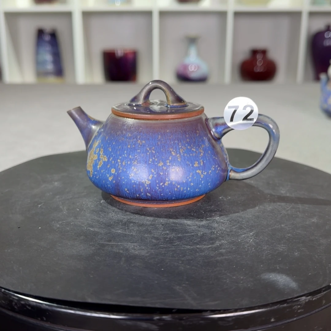陶摆件精品钧窑茶壶炉钧