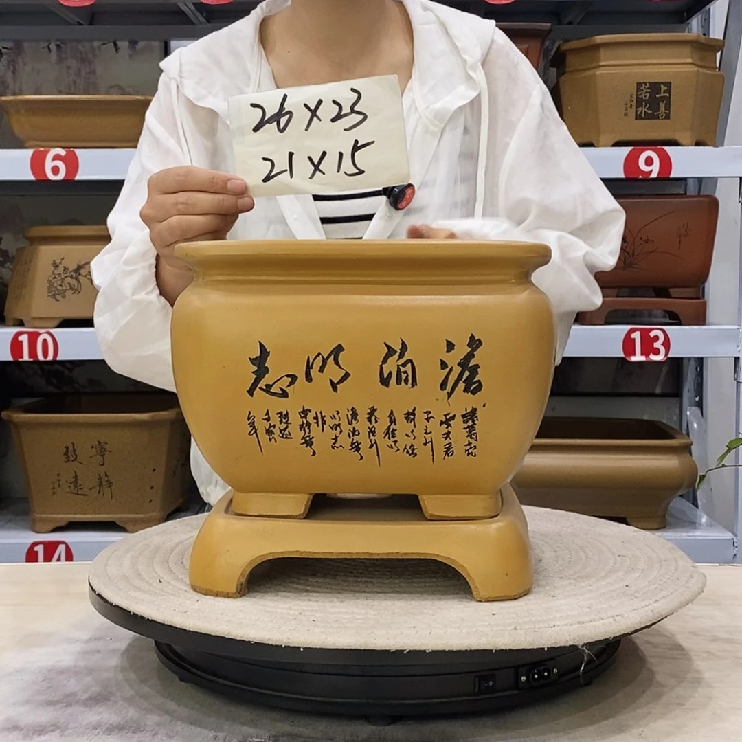 紫砂花盆紫砂花盆