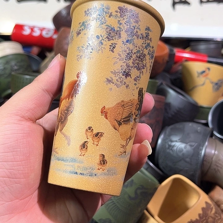 茶杯紫砂全手工紫砂主人杯