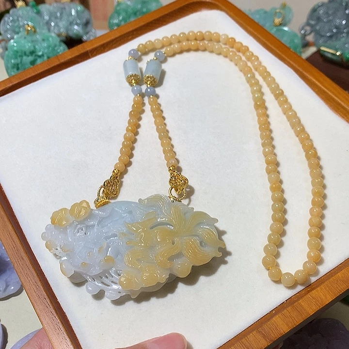 颈饰未镶嵌翡翠翡翠吊坠