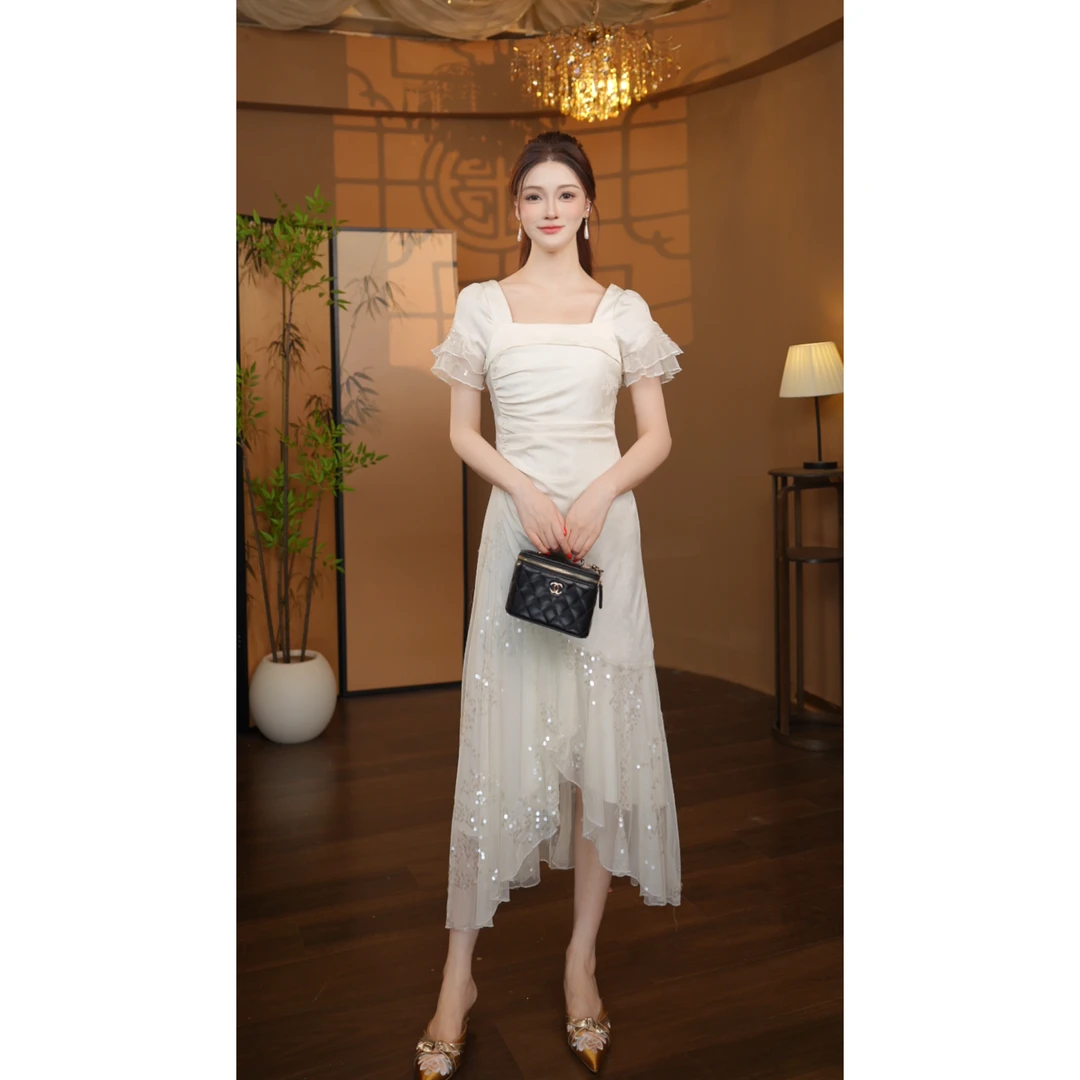 朱雪雪定制-1088温莎小姐连衣裙P096