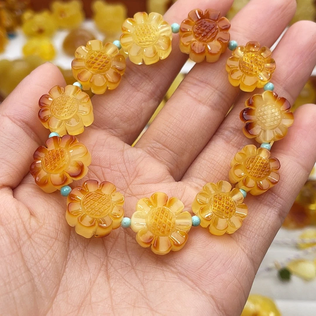 琥珀未镶嵌吊坠(赠链)