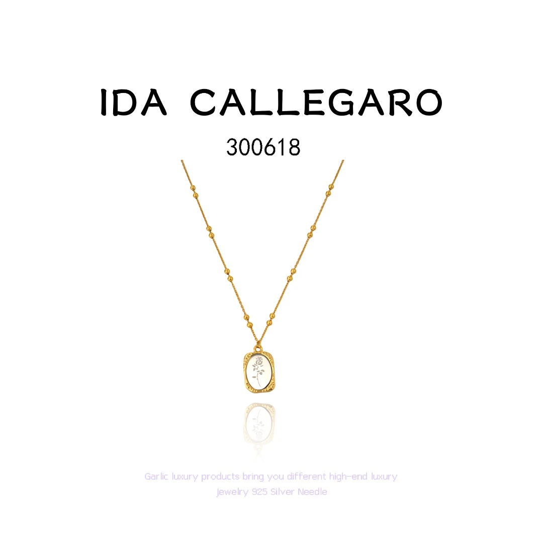 IDA CALLEGARO【小王子的玫瑰】项链~300618（42+5cm）