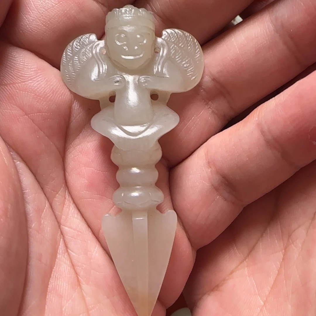 第***斌和田玉未镶嵌挂件