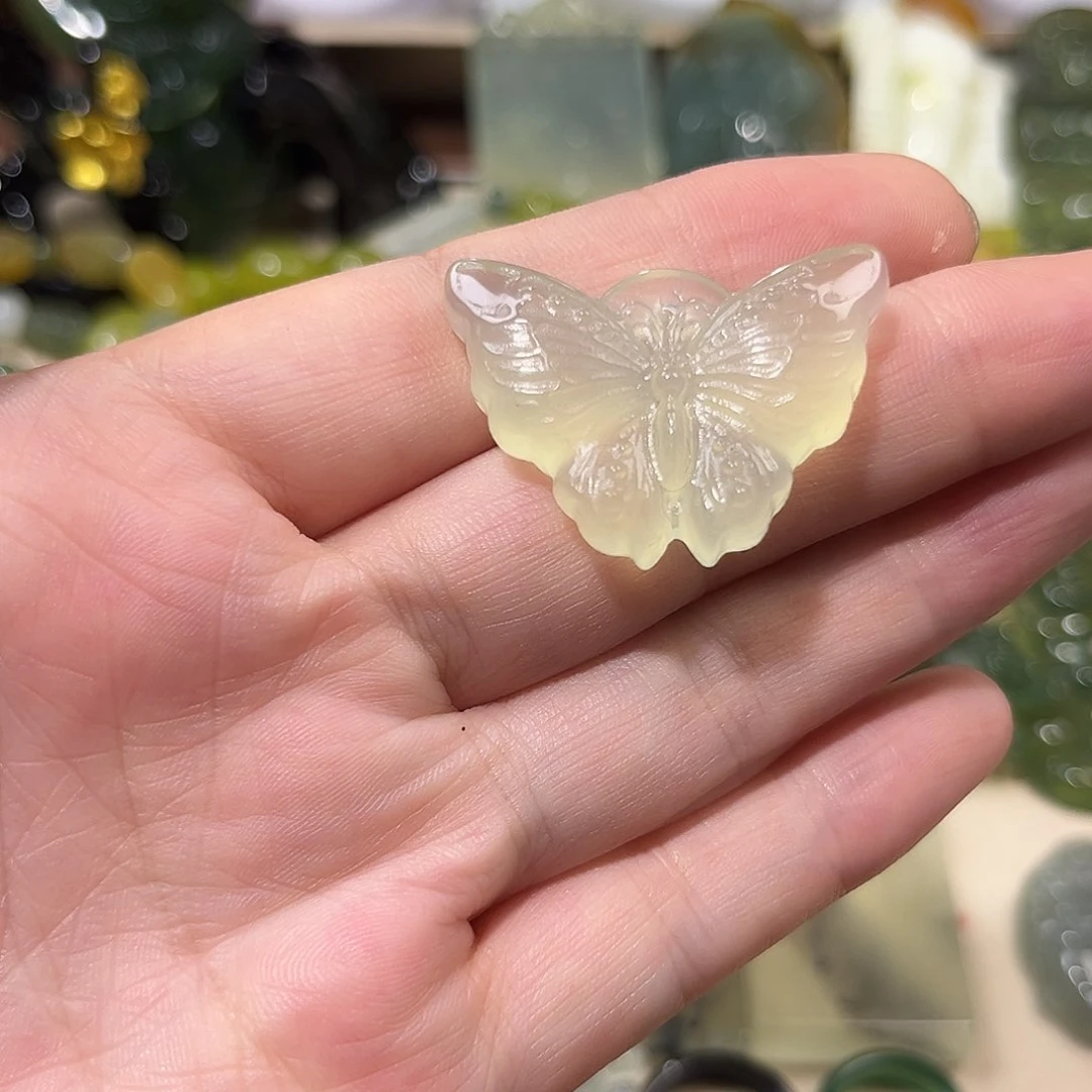 蛇纹石玉未镶嵌吊坠(不含链)