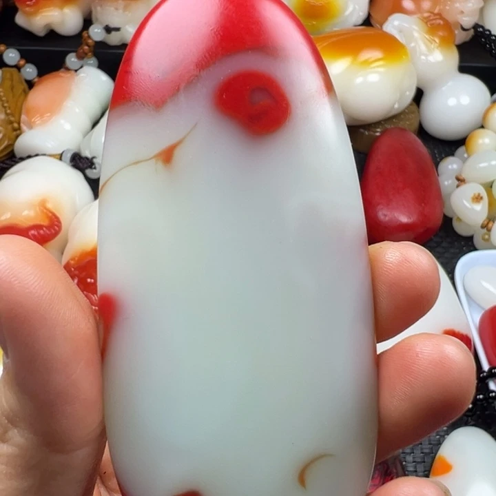 新疆戈壁五彩石金丝