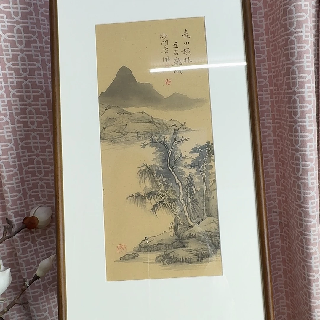 版画真人手绘作品