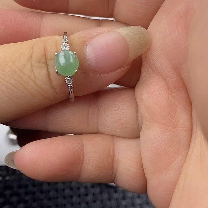 未镶嵌戒指翡翠&*敏缅甸