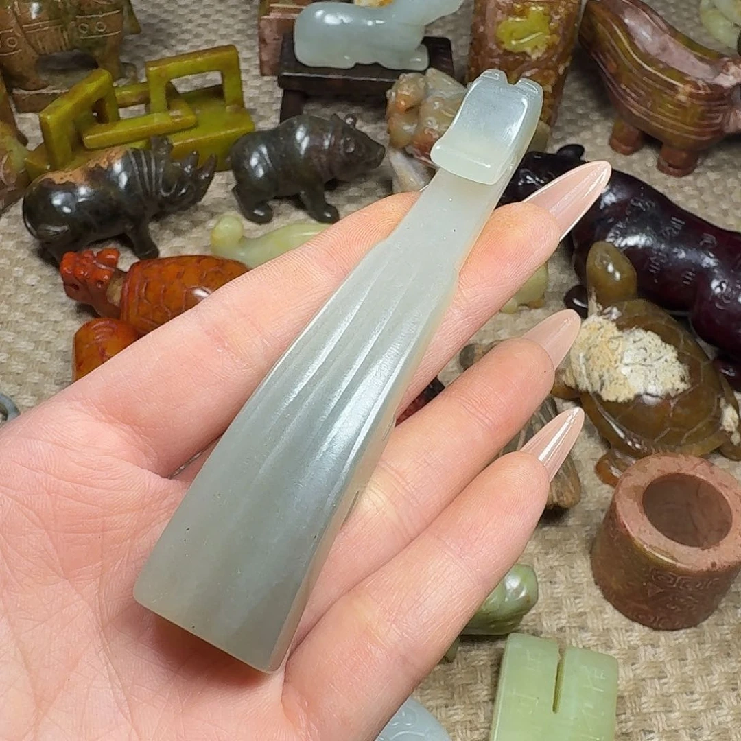 白玉菩提吊坠挂件