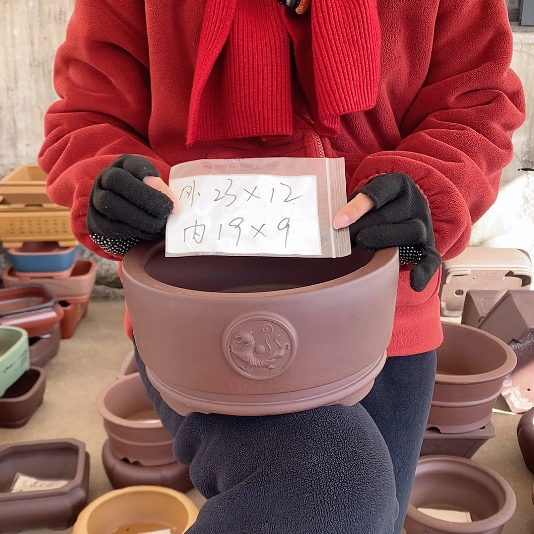 紫砂花盆紫砂花盆