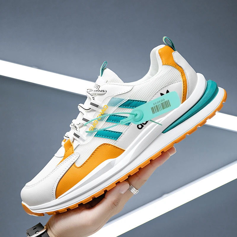 品牌断码休闲鞋男2025新款网面透气跑步鞋青少年低帮运动休闲鞋男