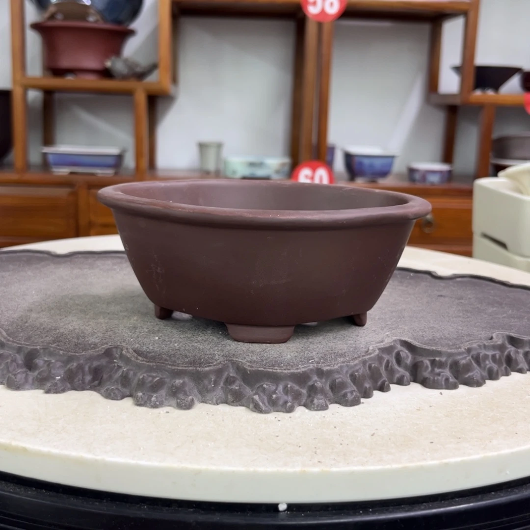 紫砂花盆瑕疵6.5/16.4-14。在。