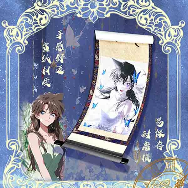 【拆卡】空空潮玩 宣纸卷轴 名侦探柯南 卡牌盲盒