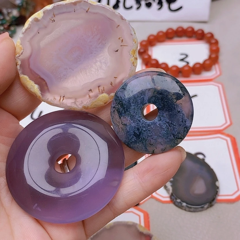 【闪购商品】玛瑙/玉髓未镶嵌珠宝半成品豬***C