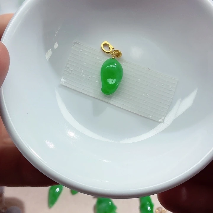 18K金镶嵌手链翡翠天然缅甸翡翠A货