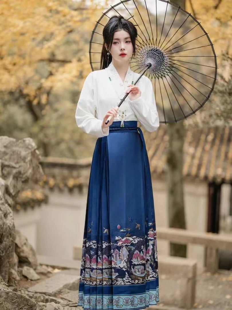 703款  新款国风马面裙复古中式