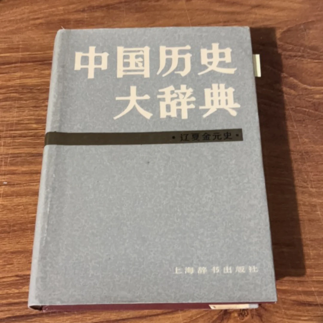 8新  中国历史大辞典 辽夏金元史卷 二手书 直播间为准