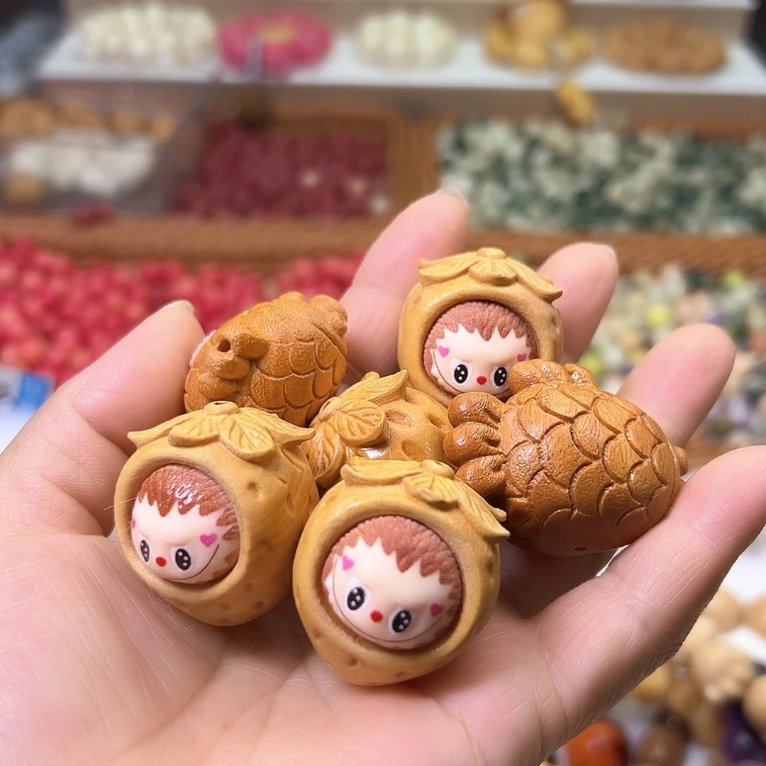 菩提根/象牙果吊坠拉布布1个