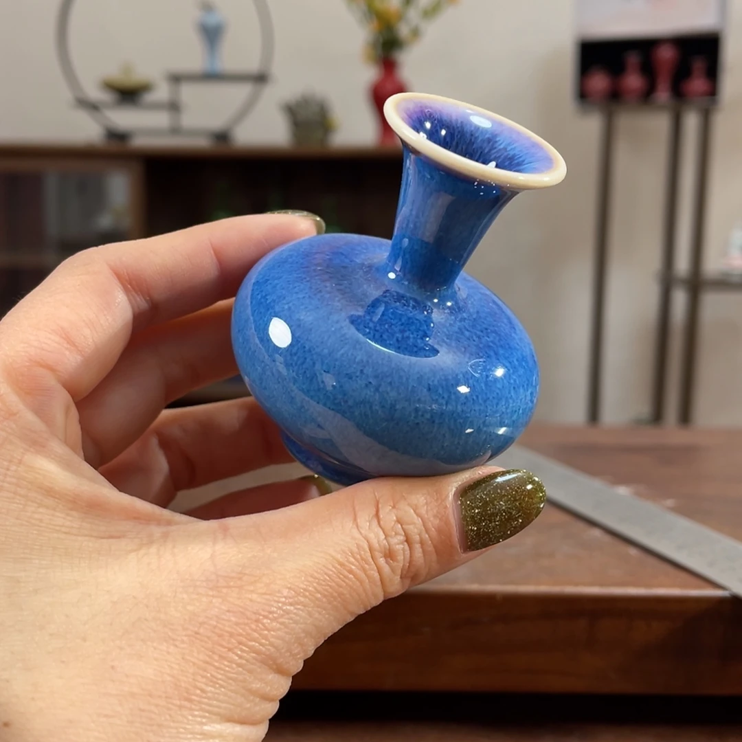 瓷片陶瓷艺术小花瓶
