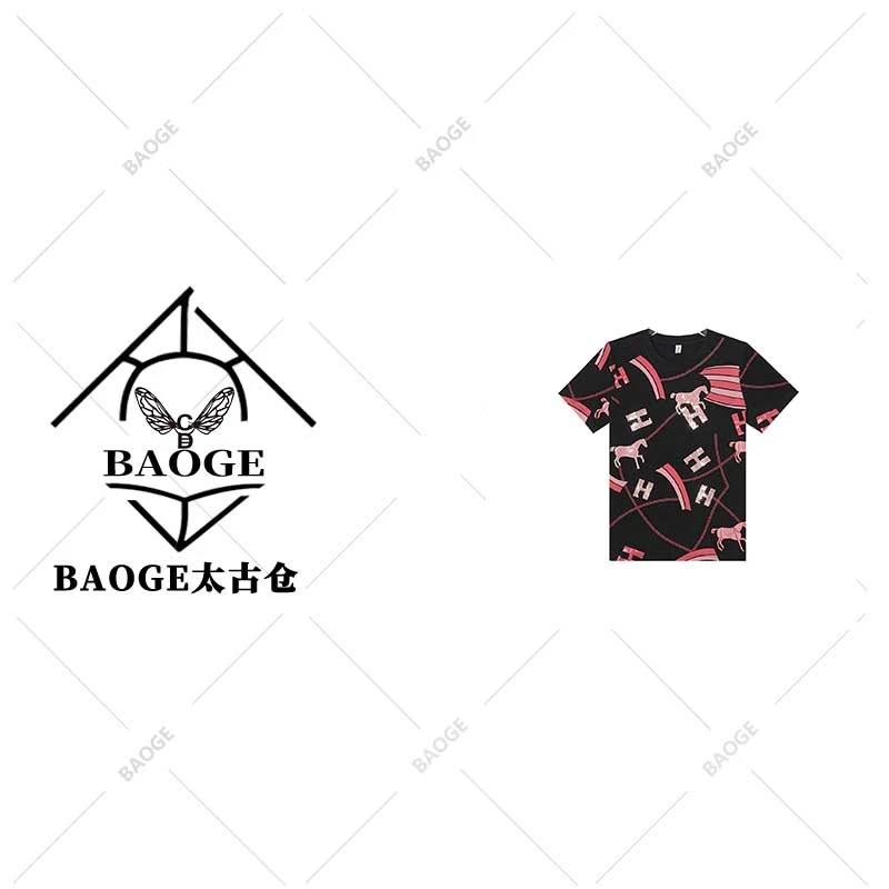 【BAOGE太古仓】A97670新款洋气百搭休闲短袖