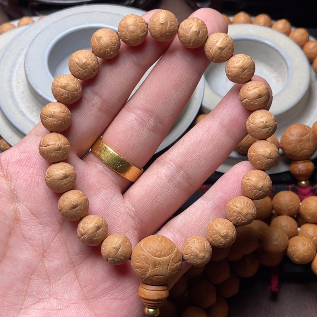 手串凤眼菩提11.5实心毕业