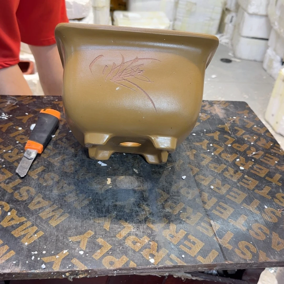 紫砂花盆口径18.13口径