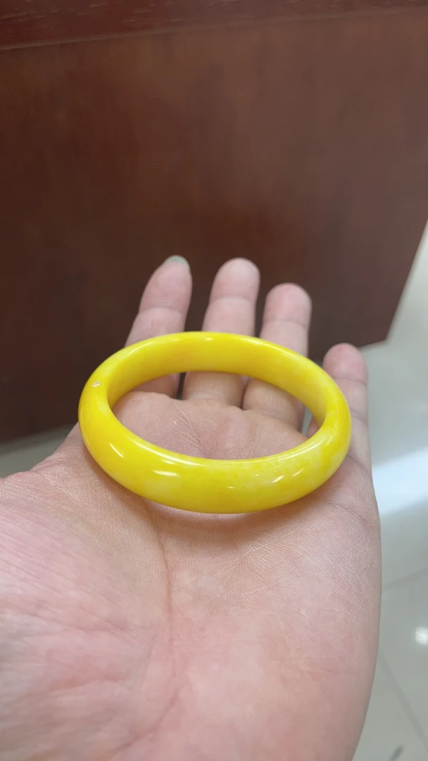 1208号黄色正圈手镯