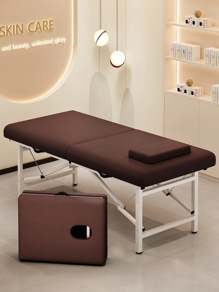 手提便携式折叠美容床推拿艾灸床火疗床原始点按摩床纹身床理疗床