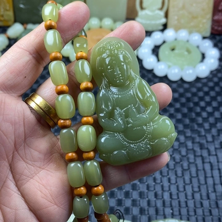 昆仑料立体观音牌