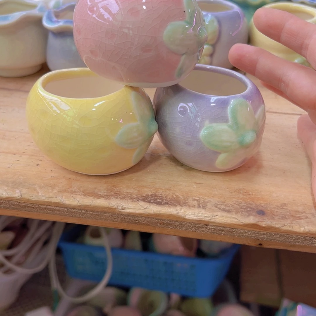 陶瓷花盆当场凑满12包邮