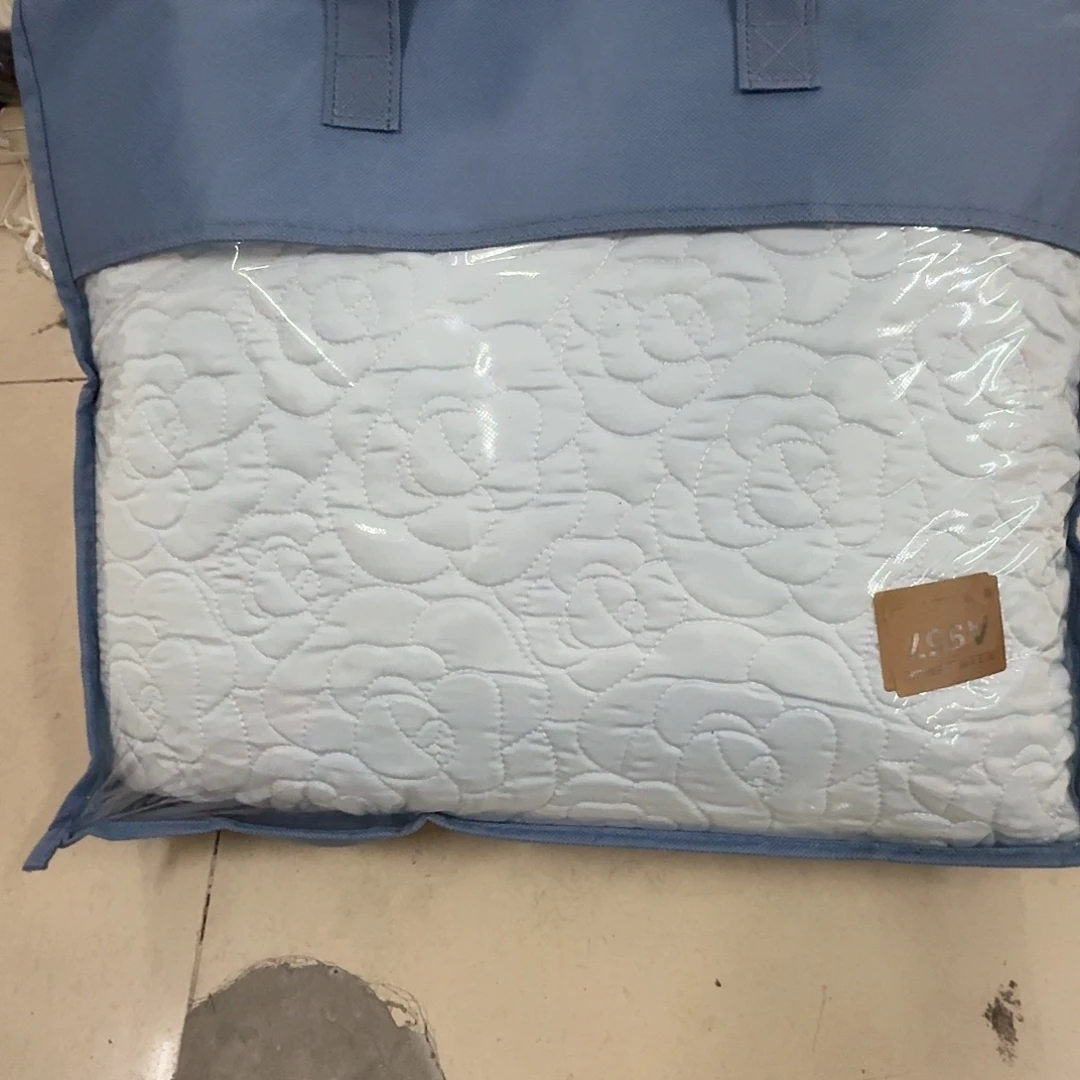 棉蓝色床盖230/250 492