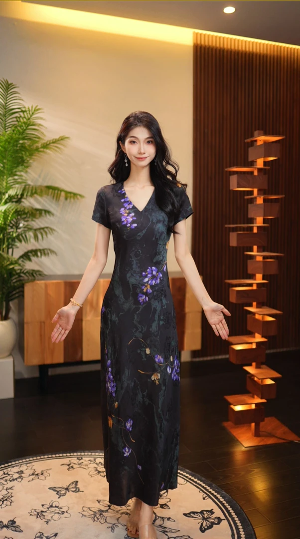 IONOY-【紫苑芳华】G522法式禁机洗高端气质"星星ZCF