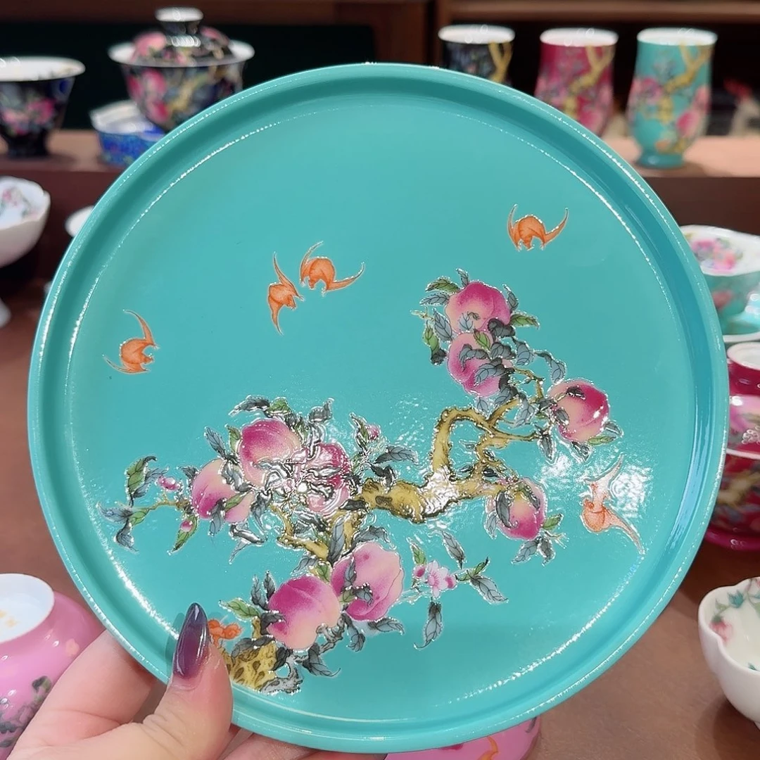 珐琅彩主人杯茶具套装