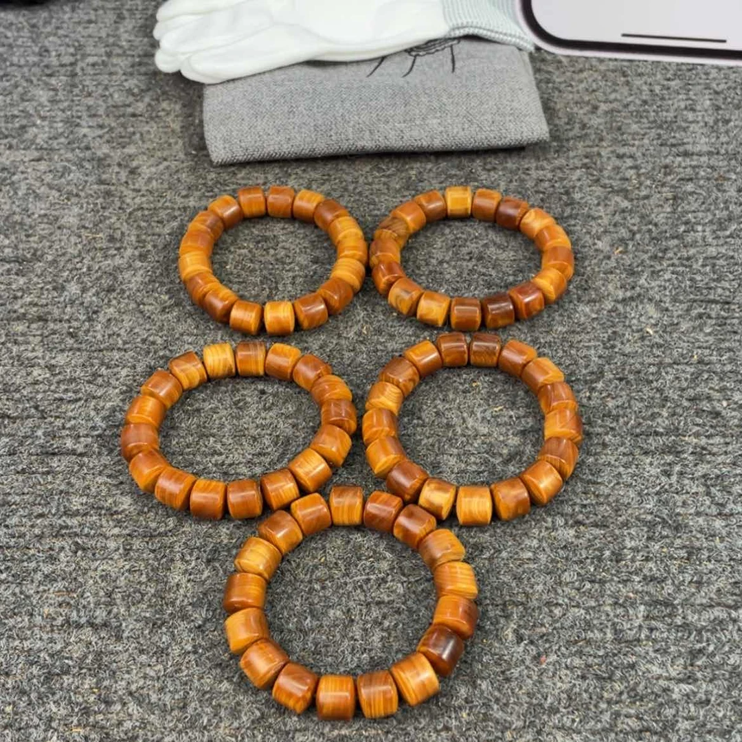 【闪购商品】柏木（崖柏）太行崖柏，到手5条，1.2全玉化桶珠