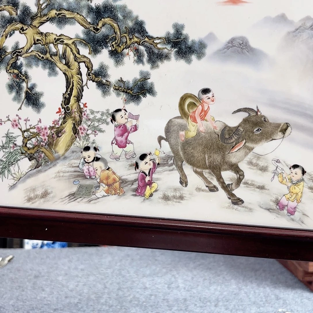摆件景德镇陶瓷瓷板画