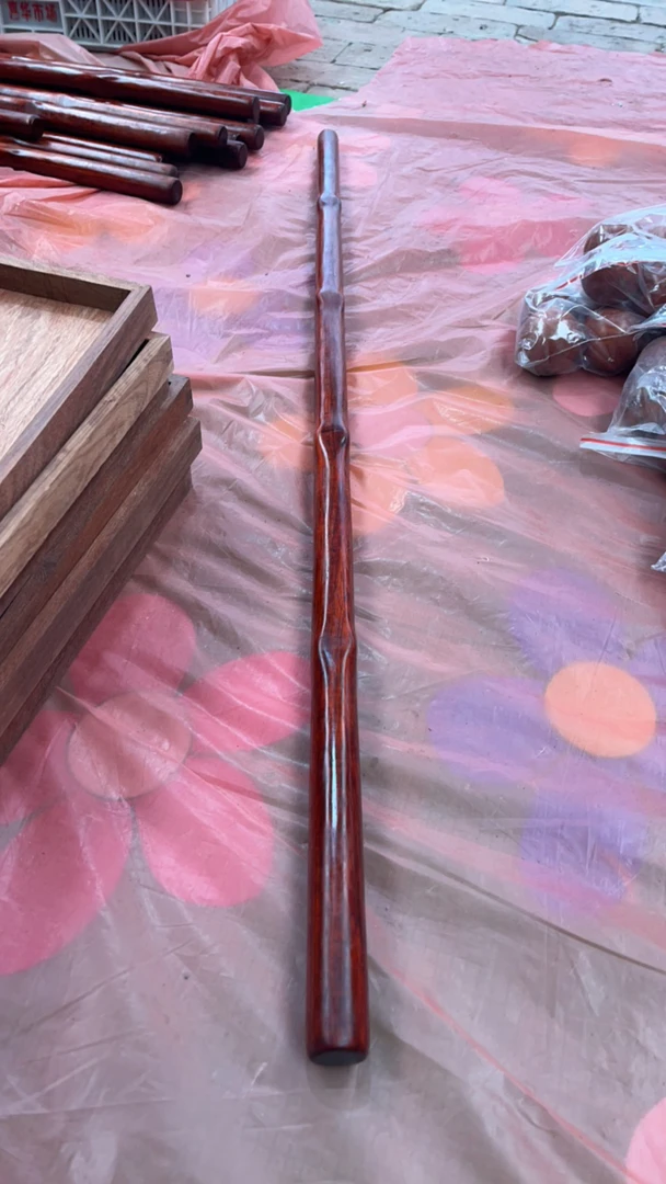 紫檀木竹节棍新款1米 2.5粗