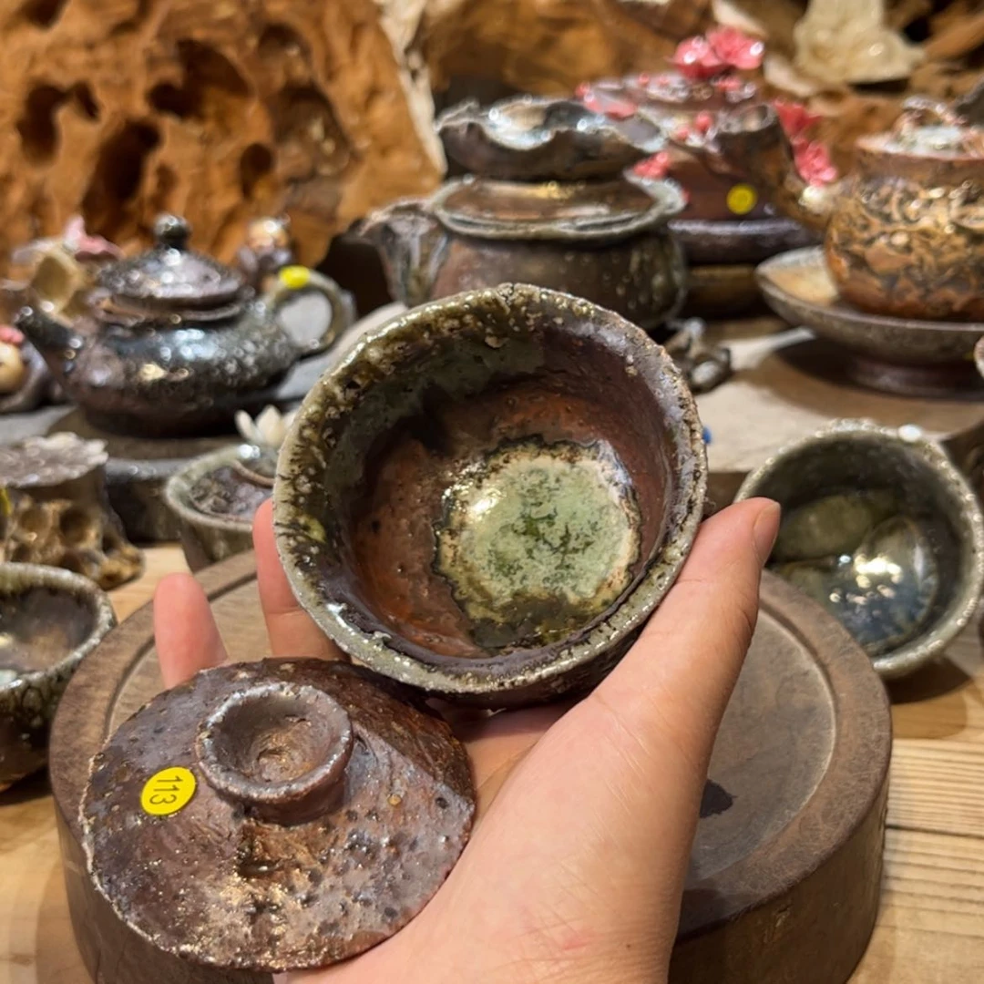 【闪购商品】柴烧茶具手工茶杯113