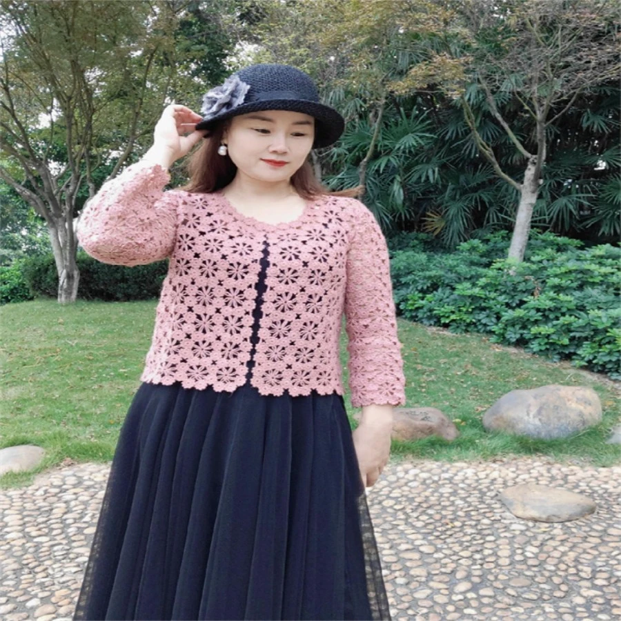 梅花小开衫线上视频教程