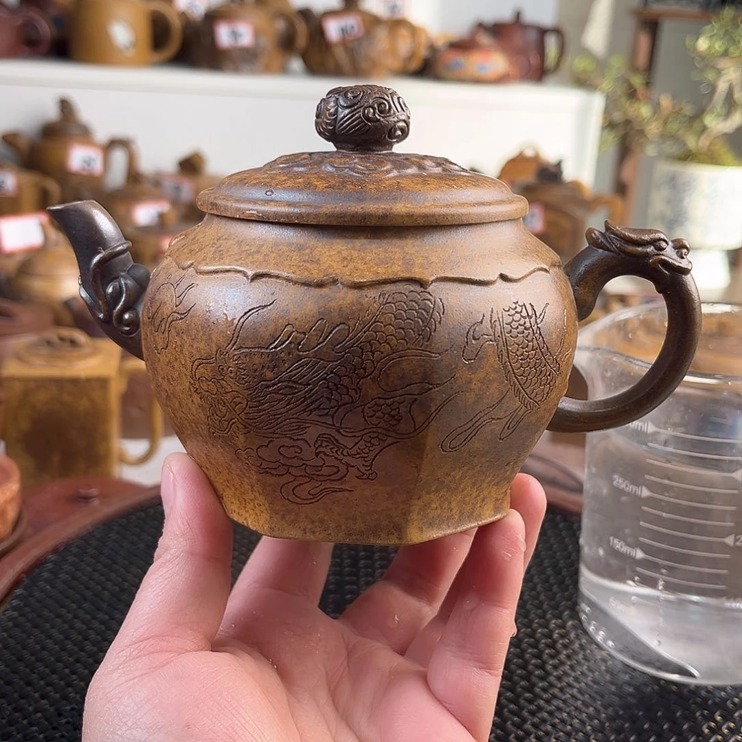 紫泥茶壶宜兴紫砂